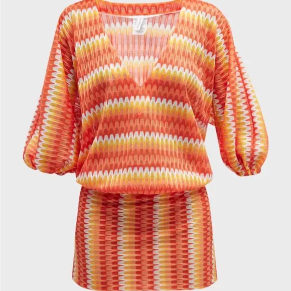 $152 TRINA TURK Women's Sunray Tunic Cover Up DRESS Sz XS-S. NWOT - Picture 1 of 11